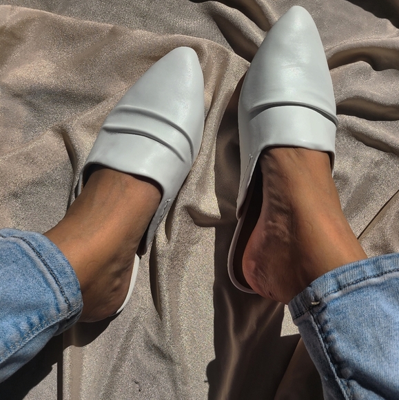 🆕️The Henley// white mule flat - Picture 10 of 10